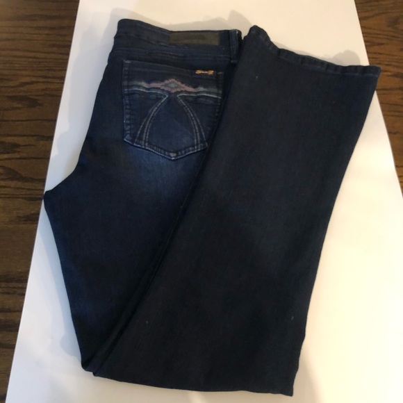Seven7 Rocker Slim Stretch Jeans NWOT Sz 12 - Picture 4 of 6